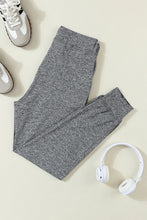 Load image into Gallery viewer, Gray Drawstring Waist Pocketed Joggers