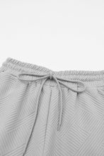 Load image into Gallery viewer, Strawberry Pink Textured Loose Fit T Shirt and Drawstring Pants Set