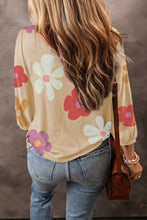Load image into Gallery viewer, Rose Cute Flower Print Bracelet Sleeve Top