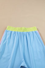 Load image into Gallery viewer, Strawberry Pink Color Block Detail Casual Two-piece Set
