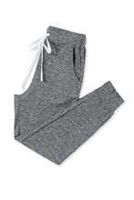 Load image into Gallery viewer, Gray Drawstring Waist Pocketed Joggers