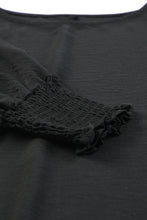 Load image into Gallery viewer, White Smocked Wrist Shift Top