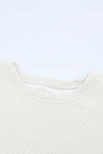 Load image into Gallery viewer, Strawberry Pink Textured Loose Fit T Shirt and Drawstring Pants Set