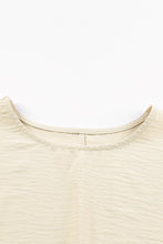 Load image into Gallery viewer, White Smocked Wrist Shift Top