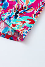 Load image into Gallery viewer, Rose Wrap V Neck Floral Maxi Dress