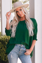 Load image into Gallery viewer, White Smocked Wrist Shift Top