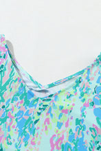 Load image into Gallery viewer, Sky Blue Loose Painted Floral Tee