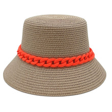 Load image into Gallery viewer, Orange Chain Camel Bucket Hat