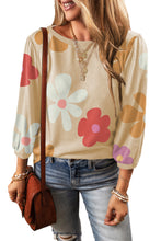 Load image into Gallery viewer, Rose Cute Flower Print Bracelet Sleeve Top