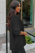 Load image into Gallery viewer, White Smocked Wrist Shift Top