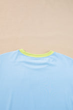 Load image into Gallery viewer, Strawberry Pink Color Block Detail Casual Two-piece Set