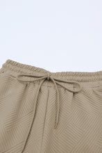 Load image into Gallery viewer, Strawberry Pink Textured Loose Fit T Shirt and Drawstring Pants Set