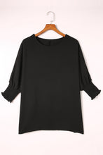 Load image into Gallery viewer, White Smocked Wrist Shift Top
