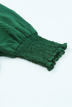 Load image into Gallery viewer, White Smocked Wrist Shift Top