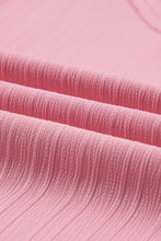 Load image into Gallery viewer, Beau Blue Ruffled Half Sleeve V Neck Textured Top