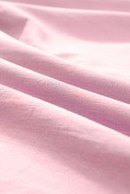 Load image into Gallery viewer, Mineral Red Floral Embroidered Puff Sleeve Split Neck Blouse