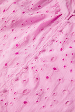 Load image into Gallery viewer, White Flower Embroidered Hollow-out Puff Sleeve Blouse