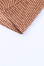 Load image into Gallery viewer, Blue Striped Ribbed Knit T-shirt Shift Dress