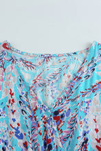 Load image into Gallery viewer, Rose Wrap V Neck Floral Maxi Dress