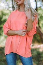 Load image into Gallery viewer, White Smocked Wrist Shift Top