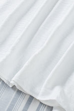 Load image into Gallery viewer, White Smocked Wrist Shift Top