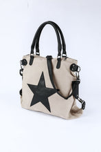 Load image into Gallery viewer, Beige Casual Five-pointed Star Canvas Tote Bag