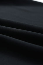 Load image into Gallery viewer, Black Lace Trim V Neck Short Sleeve Blouse