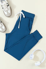 Load image into Gallery viewer, Gray Drawstring Waist Pocketed Joggers