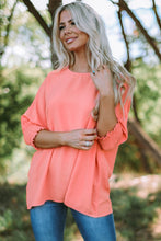 Load image into Gallery viewer, White Smocked Wrist Shift Top