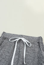Load image into Gallery viewer, Gray Drawstring Waist Pocketed Joggers