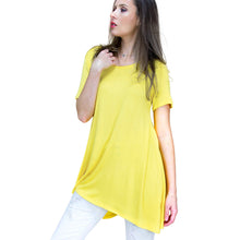 Load image into Gallery viewer, Small Yellow Scoop Neck Tunic