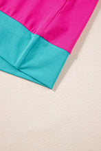 Load image into Gallery viewer, Strawberry Pink Color Block Detail Casual Two-piece Set