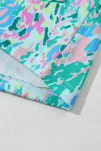 Load image into Gallery viewer, Sky Blue Loose Painted Floral Tee