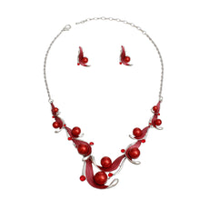 Load image into Gallery viewer, Collar Elegant Refined Red Pearl DST Necklace