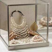 Load image into Gallery viewer, Handcrafted Cowrie Shell Large Bib Necklace