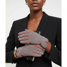 Load image into Gallery viewer, Pink Mauve Cross Wavy Touchscreen Winter Gloves
