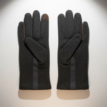 Load image into Gallery viewer, Gray Taupe Faux Suede Touchscreen Winter Gloves