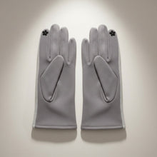Load image into Gallery viewer, Gray Woolen Cute Rabbit Touchscreen Winter Gloves