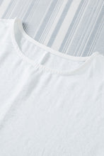 Load image into Gallery viewer, White Smocked Wrist Shift Top
