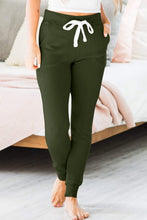 Load image into Gallery viewer, Gray Drawstring Waist Pocketed Joggers