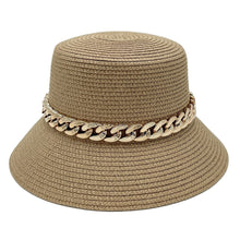 Load image into Gallery viewer, Gold Chain Camel Bucket Hat