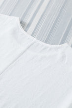 Load image into Gallery viewer, White Smocked Wrist Shift Top