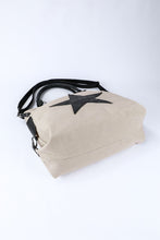 Load image into Gallery viewer, Beige Casual Five-pointed Star Canvas Tote Bag
