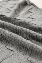 Load image into Gallery viewer, Dusty Pink Lattice Textured Knit Short Sleeve Sweater