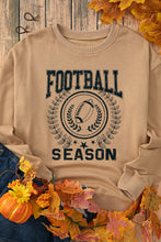 Load image into Gallery viewer, Khaki Rugby FOOTBALL SEASON Graphic Game Day Sweatshirt