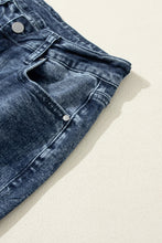 Load image into Gallery viewer, Sky Blue Light Wash Frayed Slim Fit High Waist Jeans