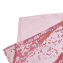 Load image into Gallery viewer, Halter Top Dark Pink Metal Mesh for Women