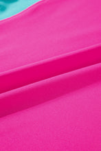 Load image into Gallery viewer, Strawberry Pink Color Block Detail Casual Two-piece Set