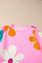 Load image into Gallery viewer, Rose Cute Flower Print Bracelet Sleeve Top