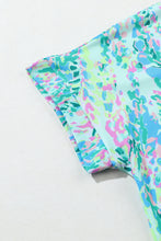 Load image into Gallery viewer, Sky Blue Loose Painted Floral Tee